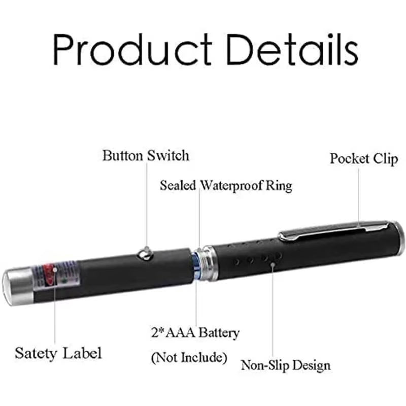 Laser-303 Laser Flashlight Projects 650Nm 5Mw Red Laser Light over Several Kilometers